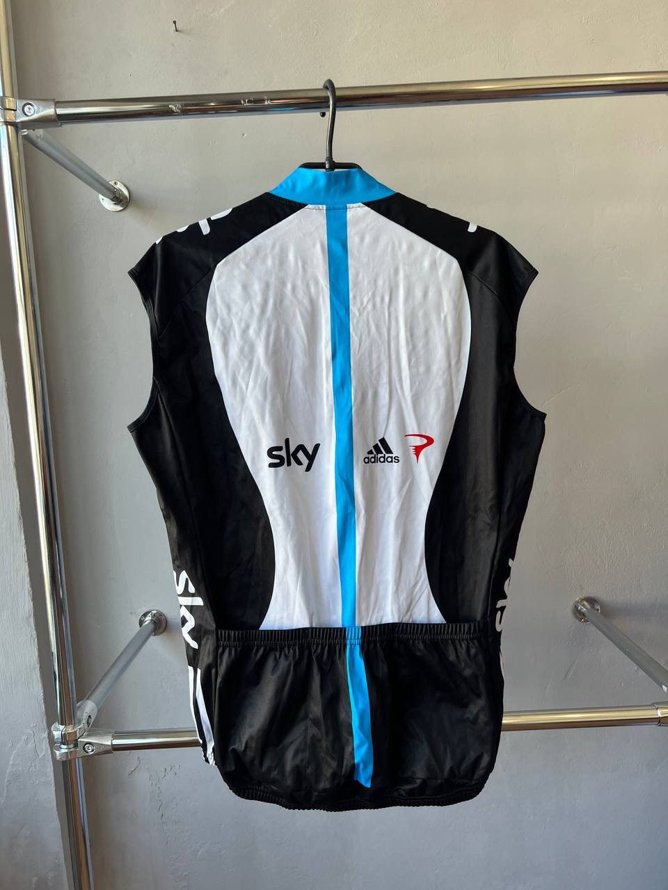 Adidas 2010 ADIDAS PINARELLO SKY PRO TOUR CYCLING BIKE VEST JERSEY Size US XXL / EU 58 / 5 - 11 Thumbnail