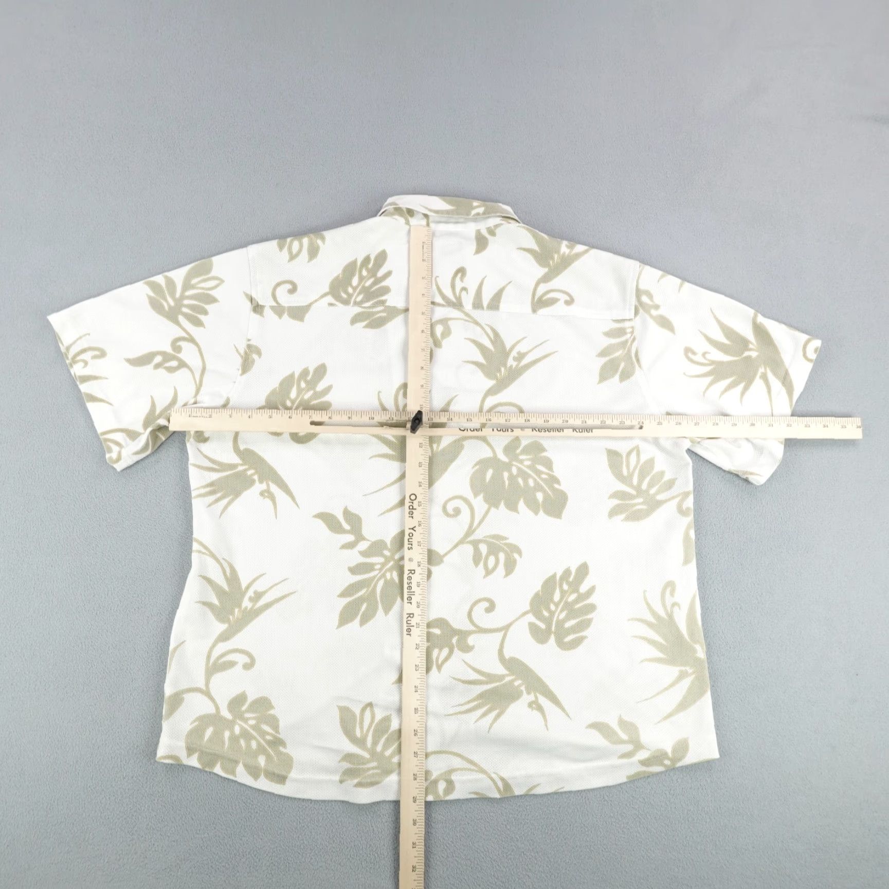Billabong VINTAGE Billabong Shirt Mens XL White Beige Floral Hawaiian Aloha 90s Button-Up Short Sleeve Size US XL / EU 56 / 4 - 6 Thumbnail