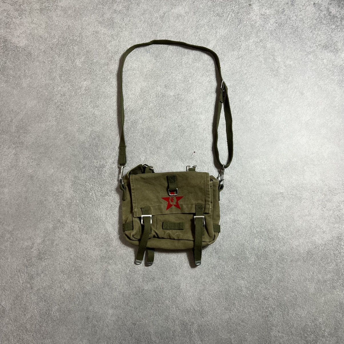 Other Vintage shoulder bag military style y2k patched distressed Size ONE SIZE - 4 Thumbnail