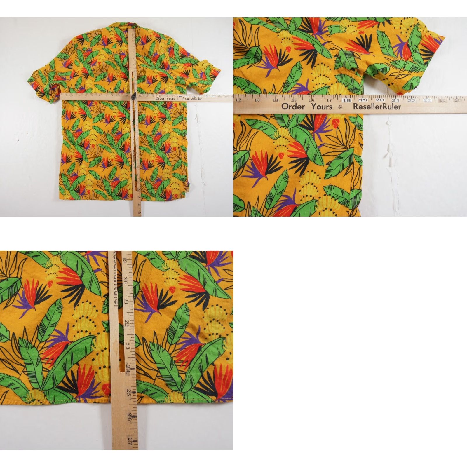 Vilebrequin Vilebrequin Button Down Shirt Mens XL Yellow Short Sleeve Casual Outdoor Size US XL / EU 56 / 4 - 8 Thumbnail