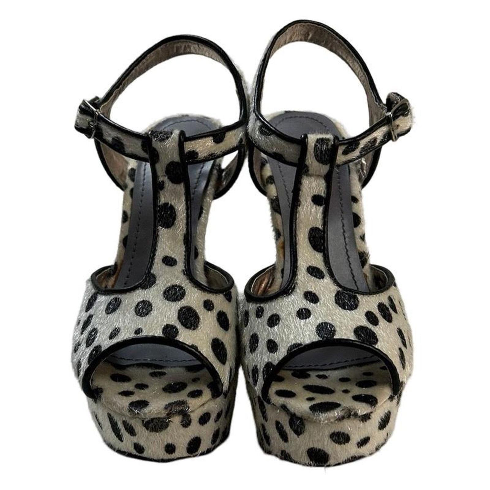 Other Y2k platform heels dalmatian print by pink & pepper sz US 6 Size US 6 / IT 36 - 5 Thumbnail