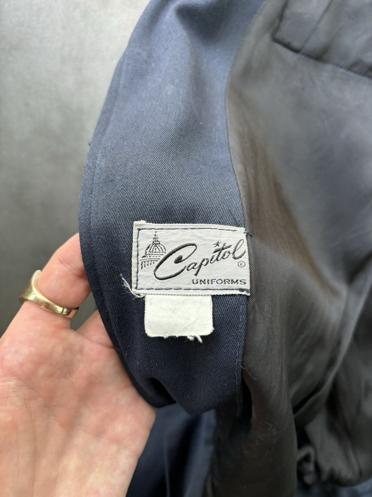 Vintage Vintage Firefighter Jacket Capitol Uniforms Cropped Blazer Size 44R - 5 Thumbnail