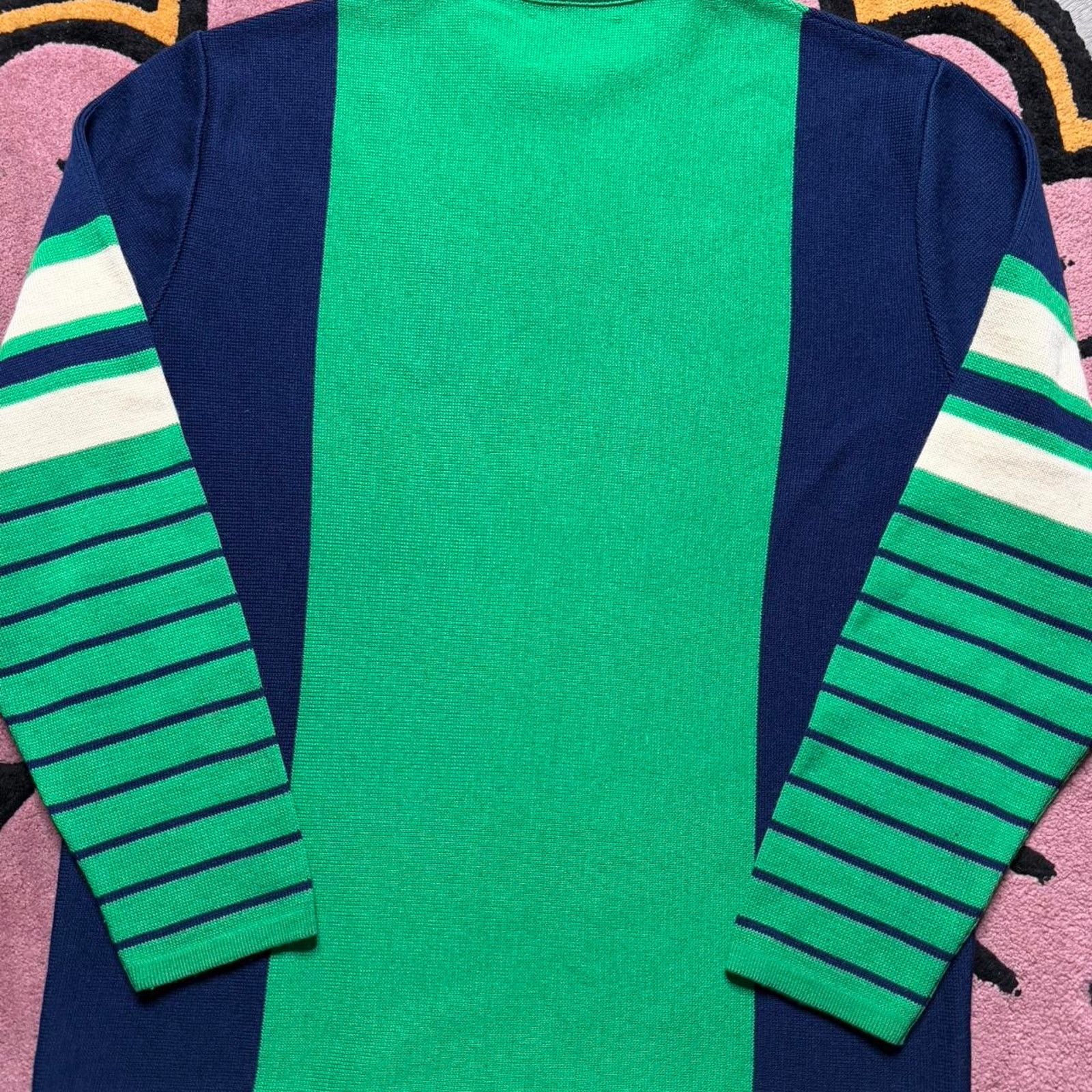 Vintage Vintage Lido of California Virgin Wool Striped Sweater XL Size US XL / EU 56 / 4 - 7 Thumbnail