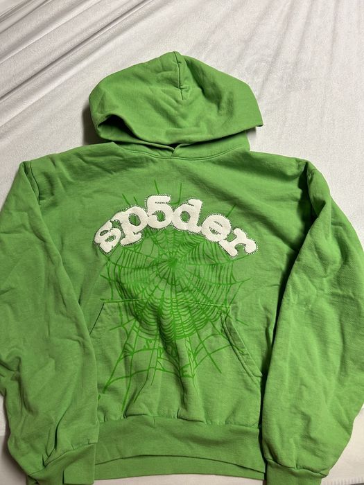 Spider Worldwide Slime green Sp5der hoodie | Grailed