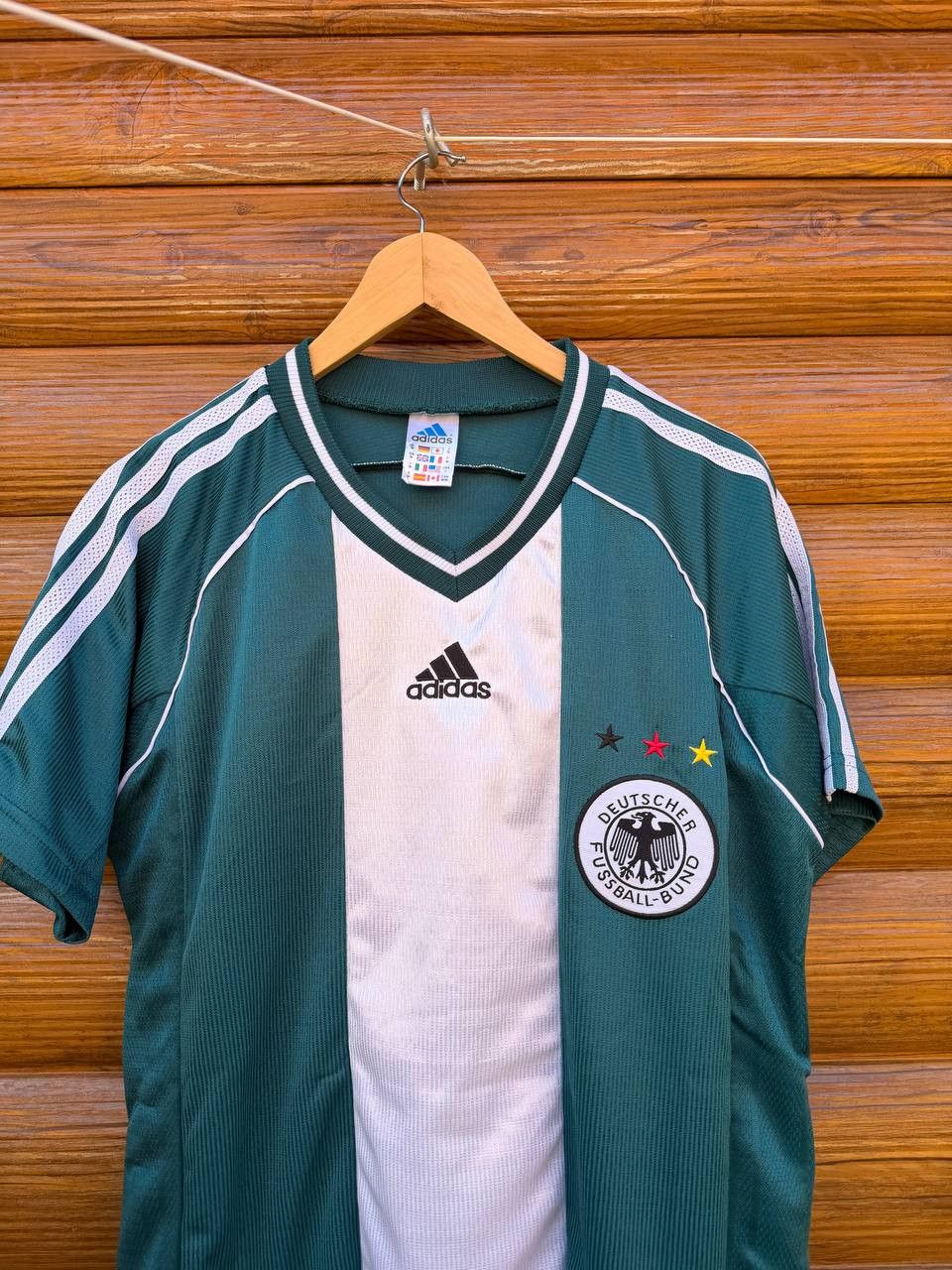 Adidas 1998-00 Germany Adidas Vintage Football Shirt Soccer jersey Size US L / EU 52-54 / 3 - 2 Thumbnail