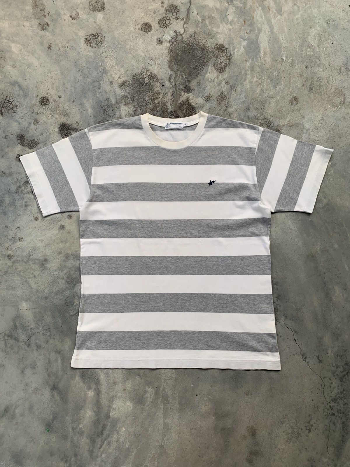 Bape × Vintage 90s OG Bape Stripe Tshirt Size US L / EU 52-54 / 3 - 1 Thumbnail
