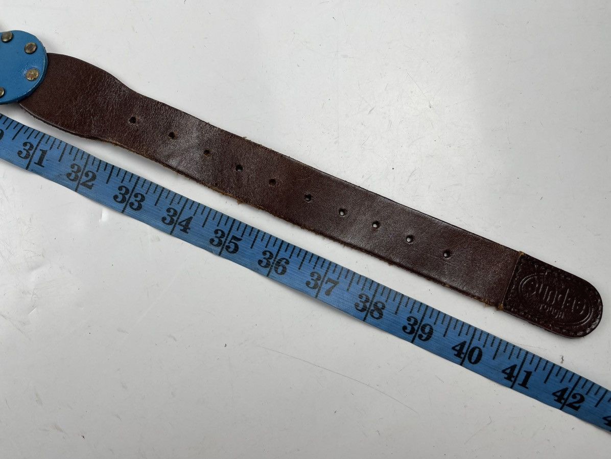 Japanese Brand super rare multicolor studded leather belt tc32 Size 38 - 4 Thumbnail