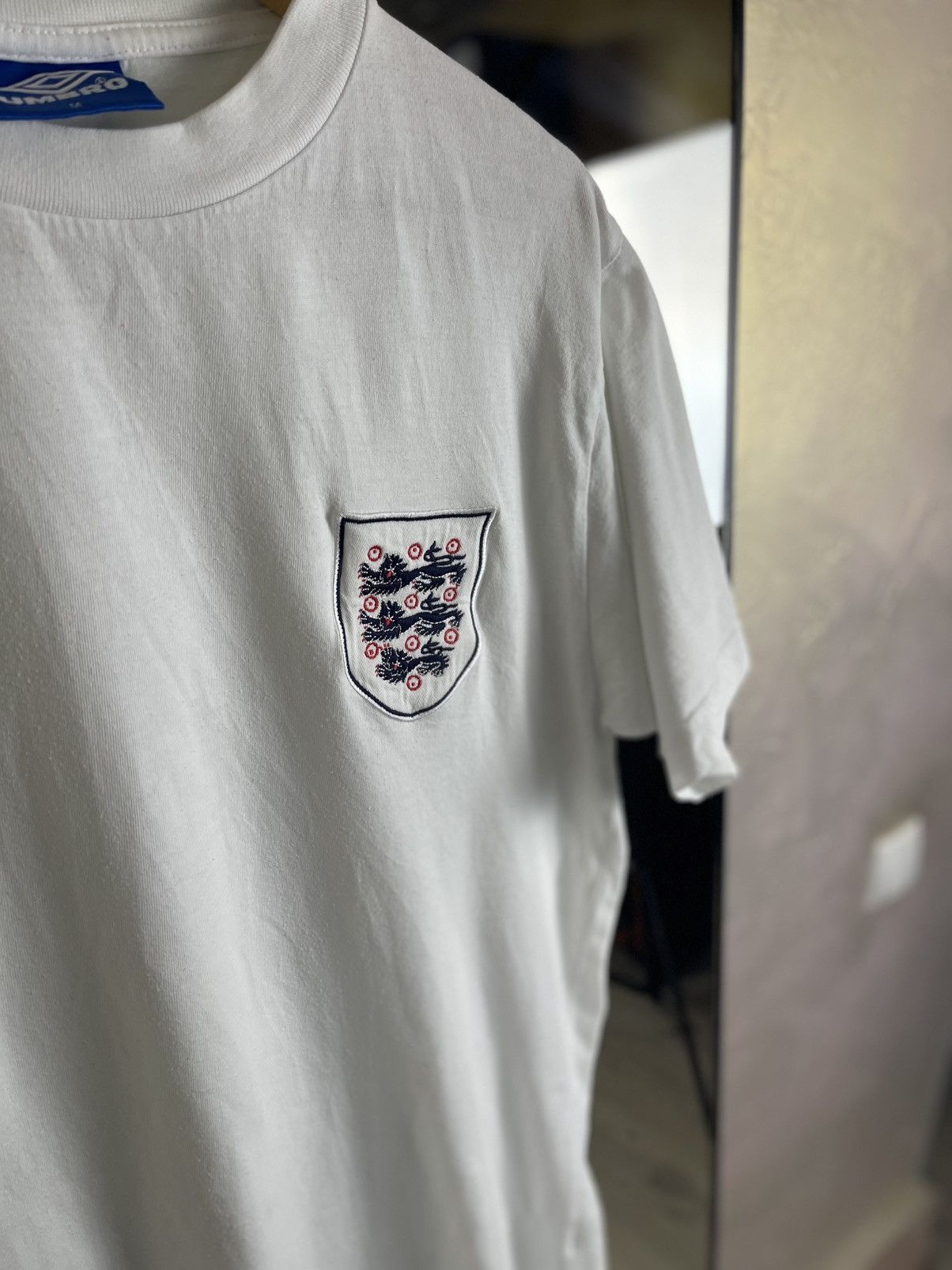 Umbro Vintage Umbro England Three Lions Embroidered Logo Tee Size US M / EU 48-50 / 2 - 3 Thumbnail