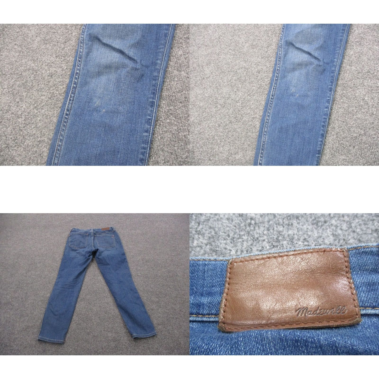 Madewell Madewell Jeans Women 25 Petite Blue Stretch Casual Classic Straight 10" Size 29" - 9 Thumbnail