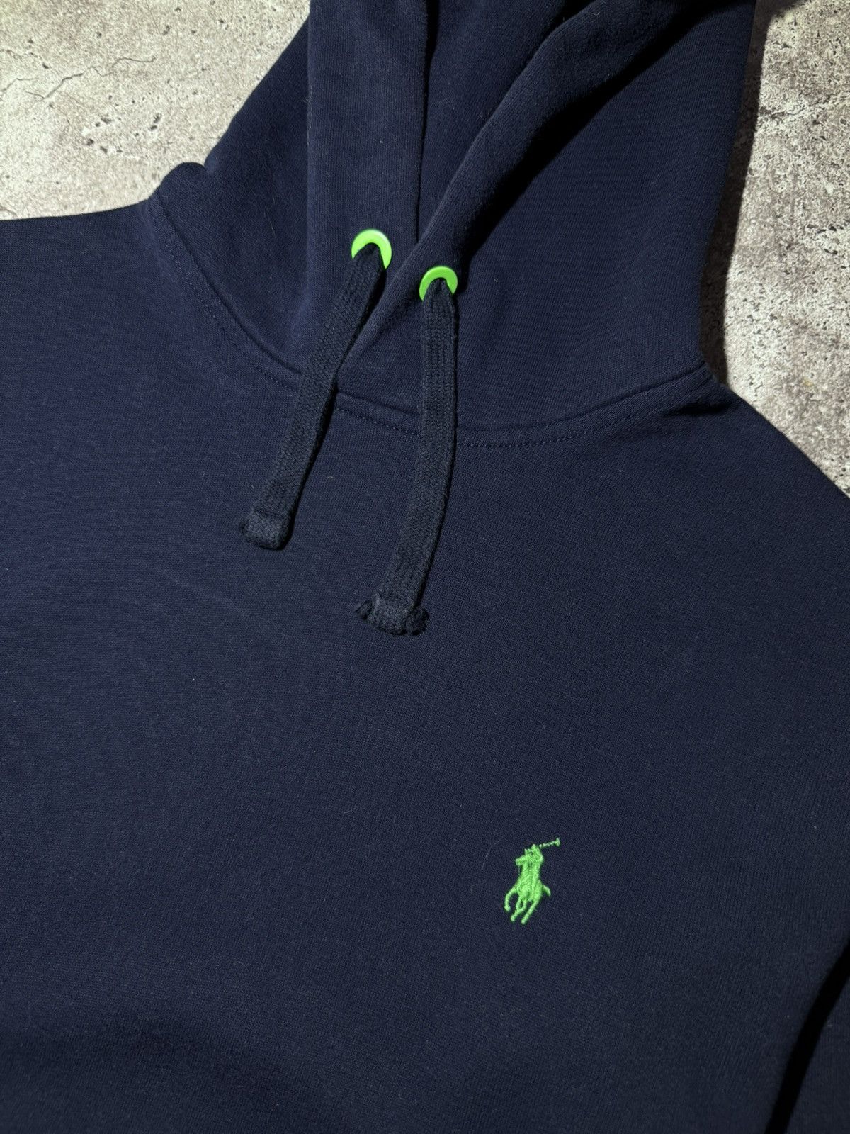 Polo Ralph Lauren Polo Ralph Lauren Vintage Blue Basic Hoodie Streetwear y2k Size US S / EU 44-46 / 1 - 4 Thumbnail