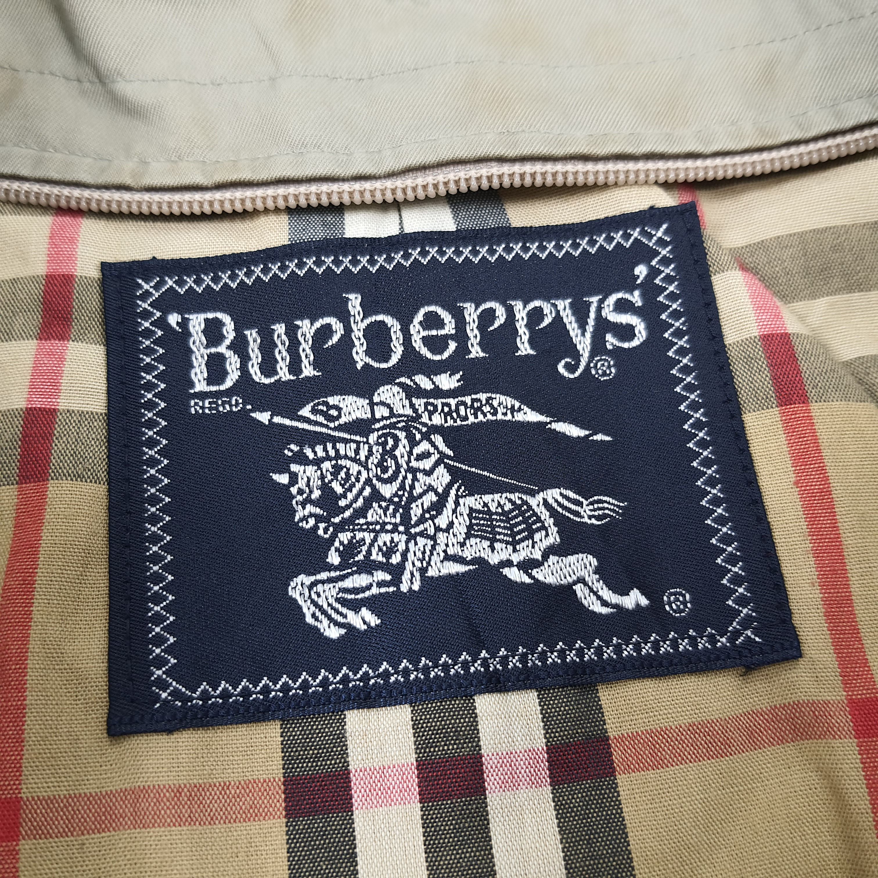 Burberry × Vintage Vintage Burberrys Nova Check Formal Trench Coat Jacket Size US XL / EU 56 / 4 - 5 Thumbnail