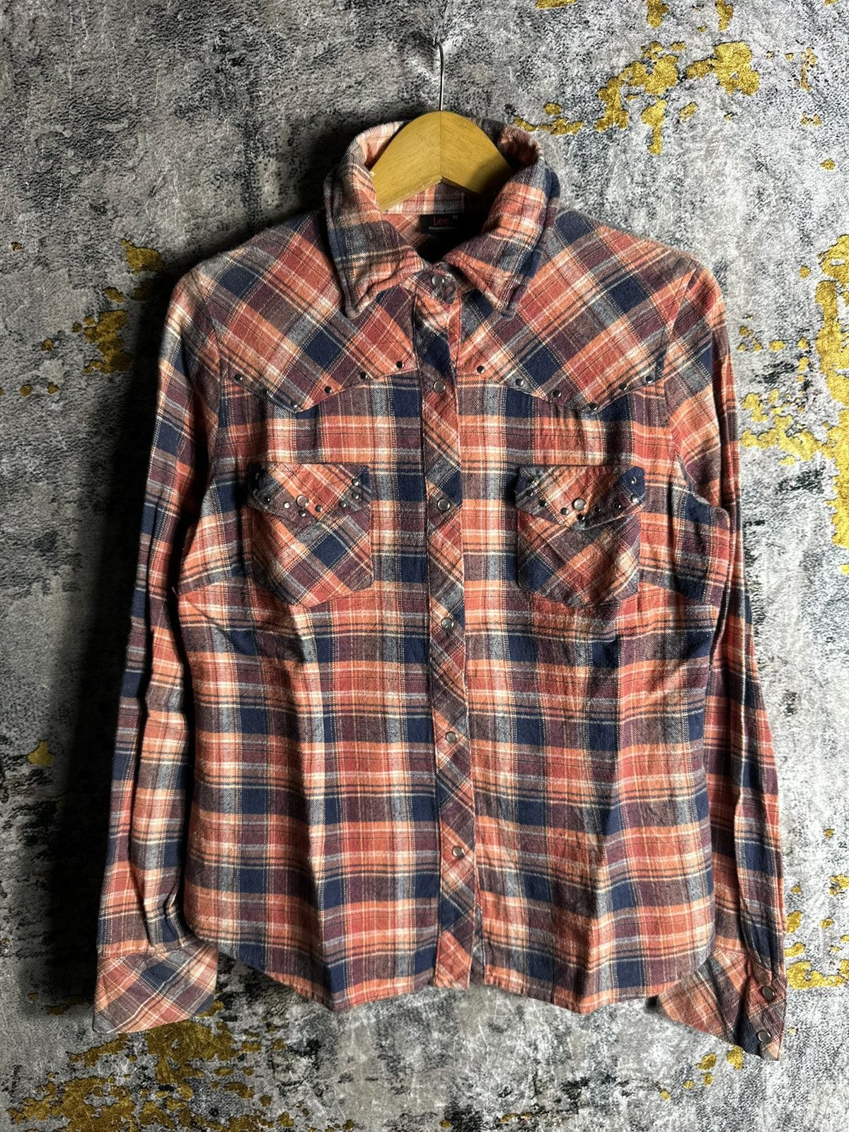 Beauty Beast UNDEFINED STUDDED VINTAGE LEE WESTERN SHIRT IFSIX LGB STYLE Size US M / EU 48-50 / 2 - 1 Thumbnail