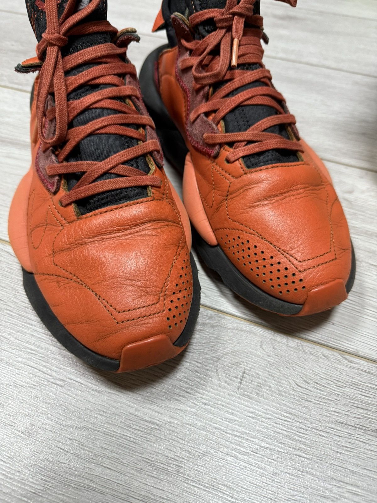 Y-3 Y-3 KAIWA leather sneakers shoes Size US 10.5 / EU 43-44 - 9 Thumbnail