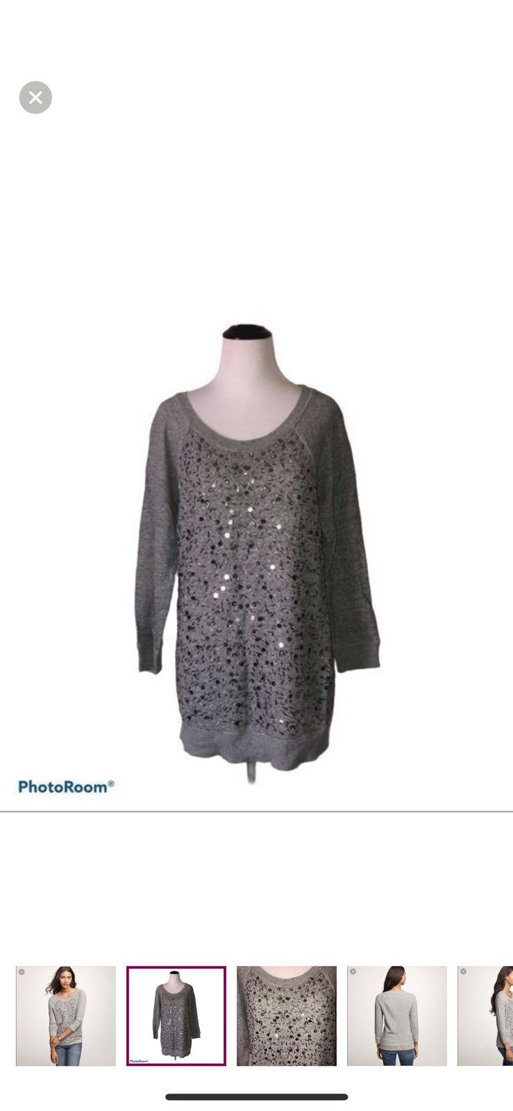 J.Crew J. Crew small haya bead and sequin saeatshirt Size S / US 4 / IT 40 - 1 Thumbnail