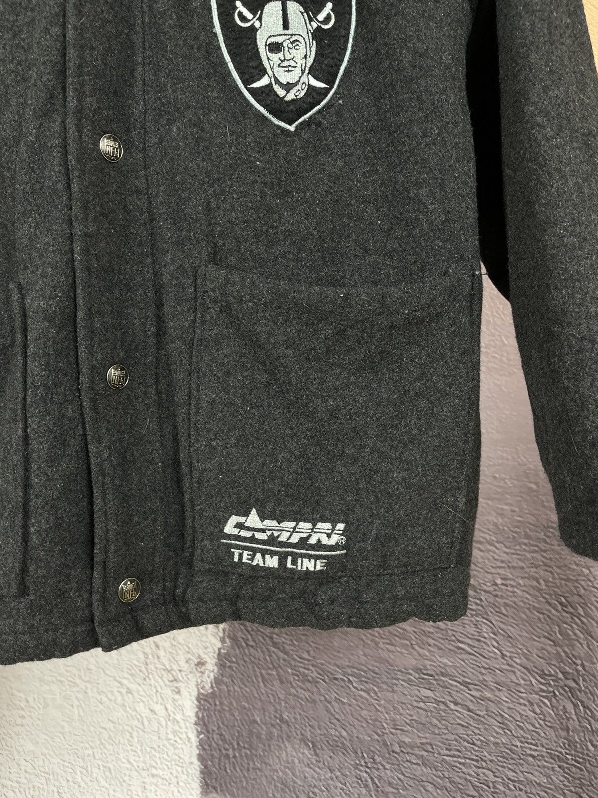 NFL Campri vintage 90s Los Angeles Raiders wool leather coat Size US S / EU 44-46 / 1 - 8 Thumbnail