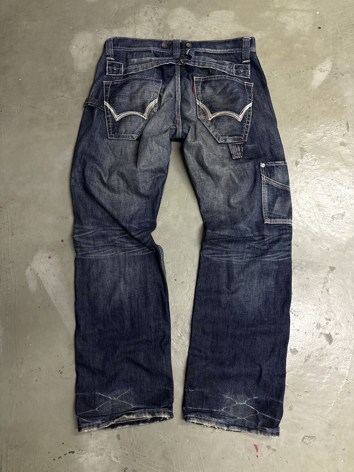 Engineered Garments × Levi's Vintage Edwin Engineered Buckle Back Carpenter Size US 35 - 1 Thumbnail