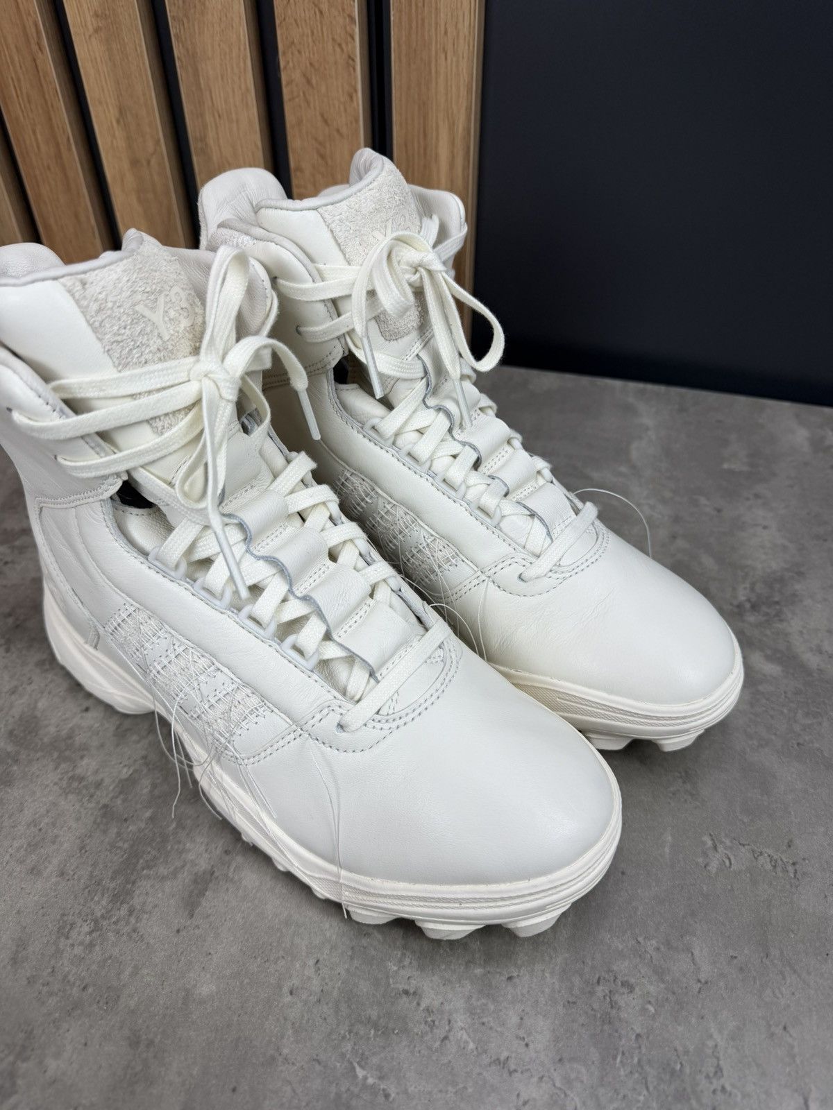 Yohji Yamamoto Adidas Y-3 Yohji Yamamoto GSG9 White Boots Size US 6.5 Size US 6.5 / EU 39-40 - 5 Thumbnail