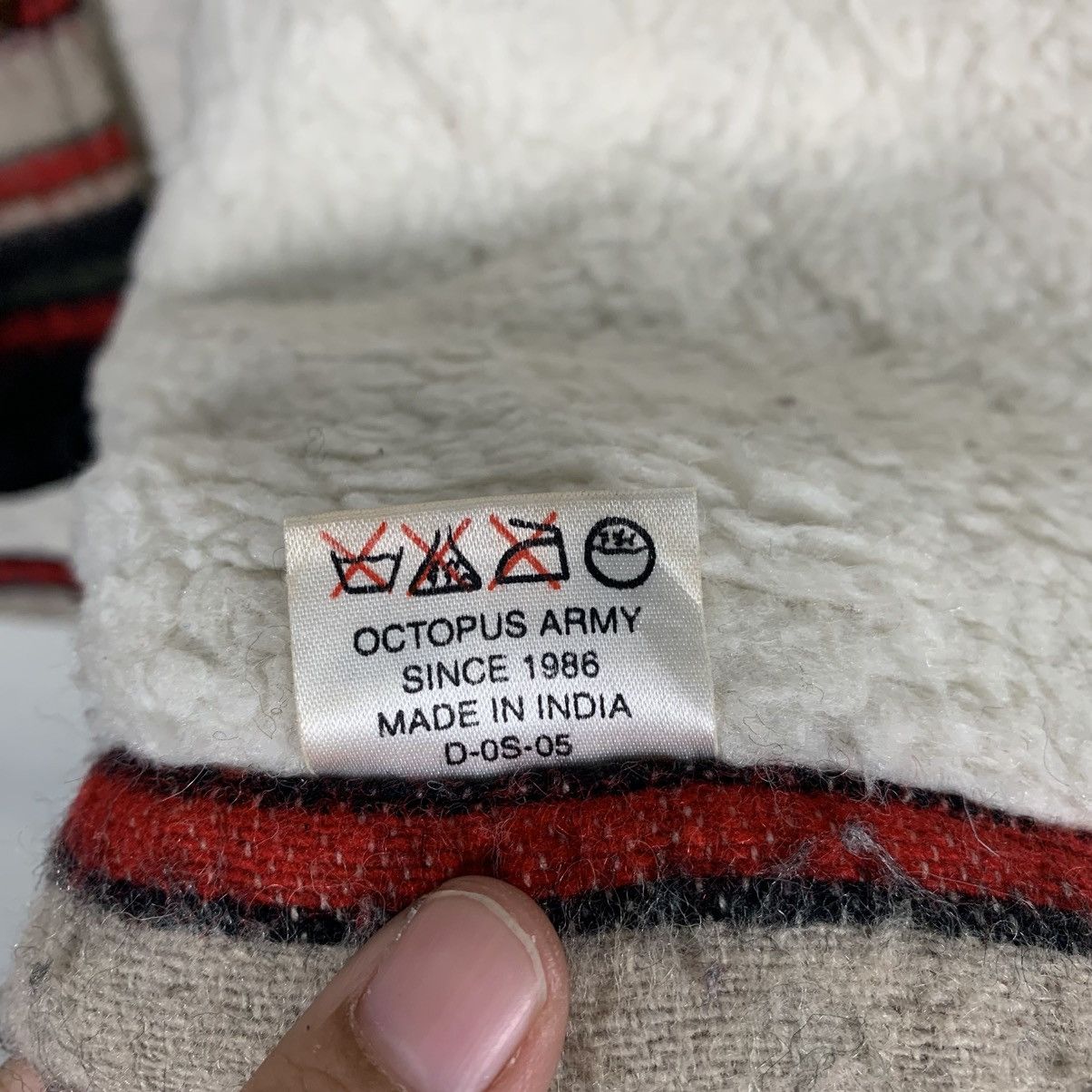 Japanese Brand Johns Hamer Octopus Army Stripe Wool Jacket Size US L / EU 52-54 / 3 - 16 Thumbnail