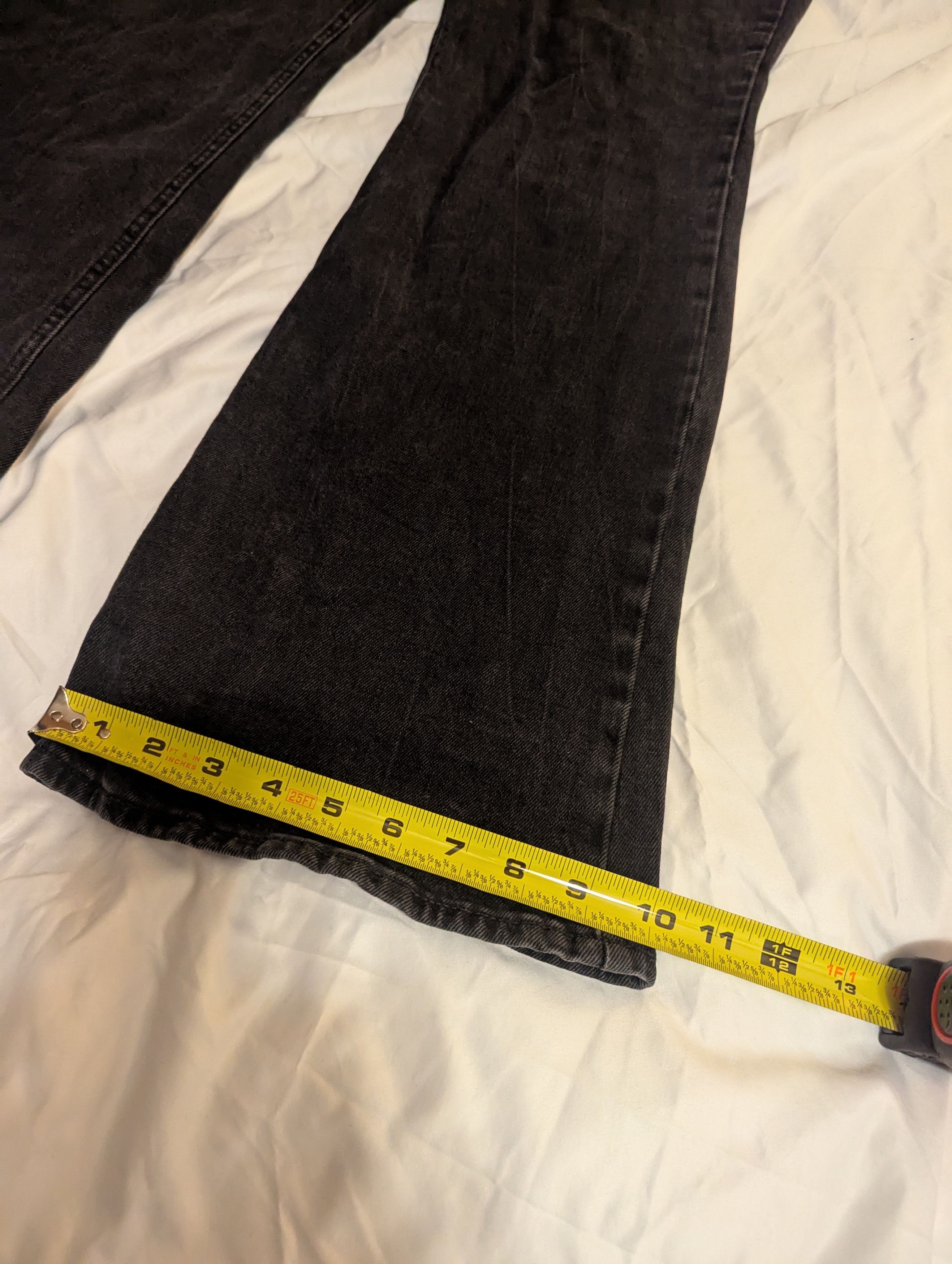 Old Navy Old Navy Higher High Rise Flare bottom Jeans 16 Women's Size 38" / US 16 / IT 52 - 4 Thumbnail