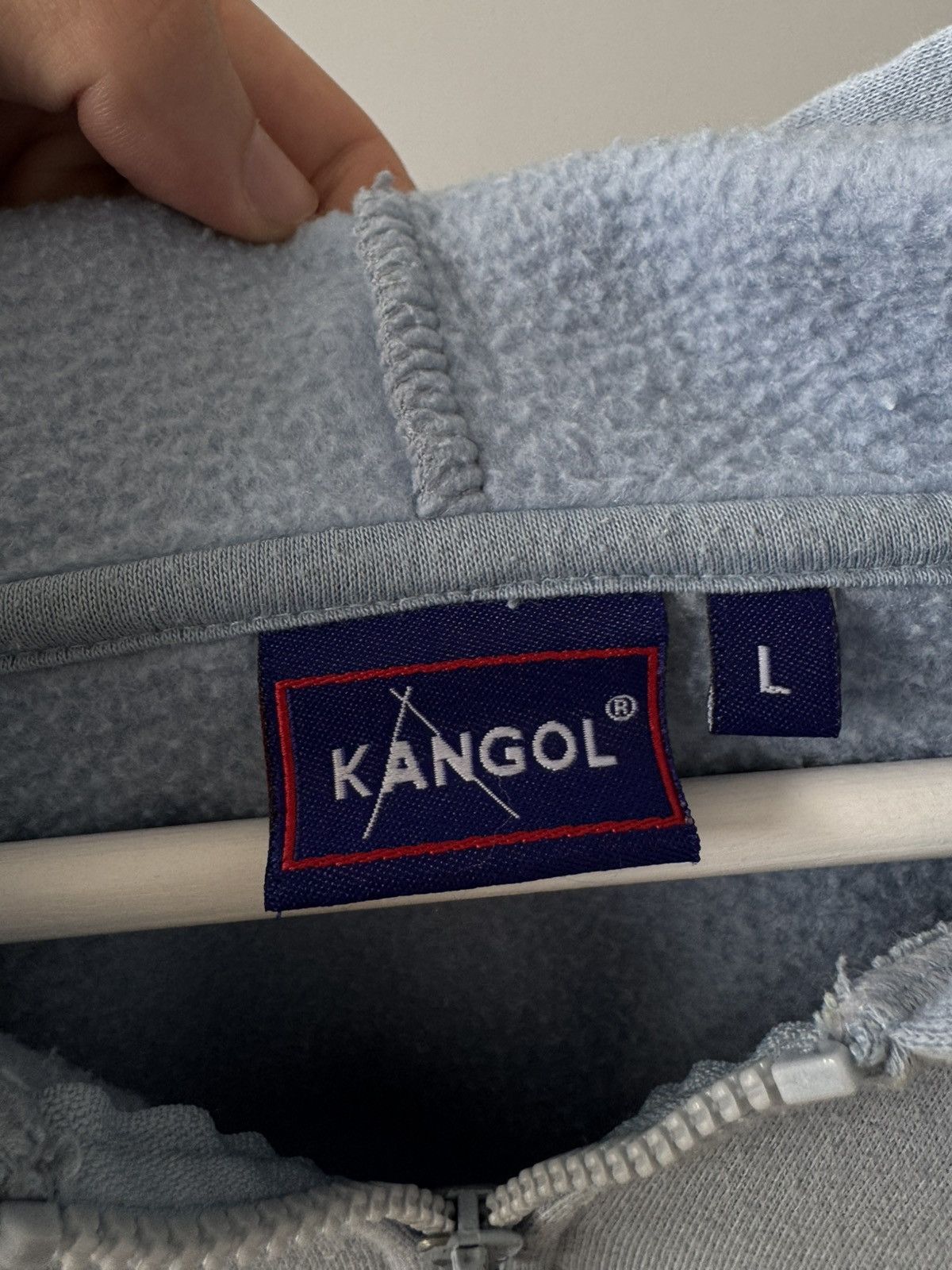 Kangol Kangol zip hoodei big logo Size US L / EU 52-54 / 3 - 6 Thumbnail