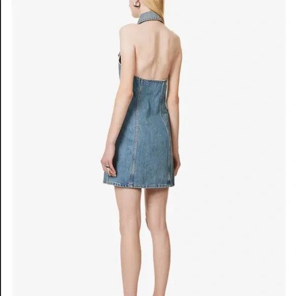 Givenchy Givenchy Halter Denim Dress – Medium Blue - NEW WITH TAGS Size XS / US 0-2 / IT 36-38 - 5 Thumbnail