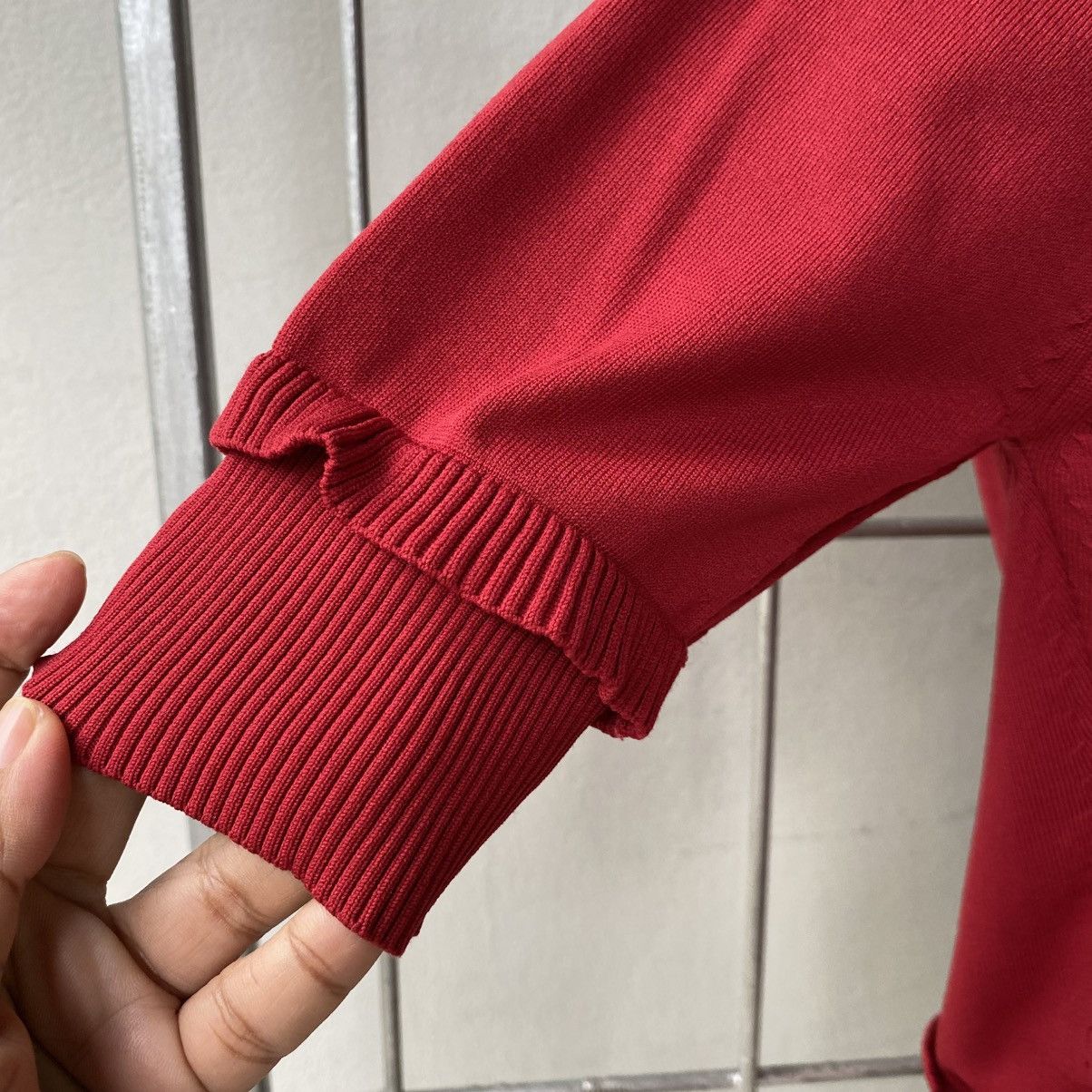 Miu Miu Miu Miu Red Square-Neck Short Sleeve Knit Top Size S / US 4 / IT 40 - 19 Thumbnail