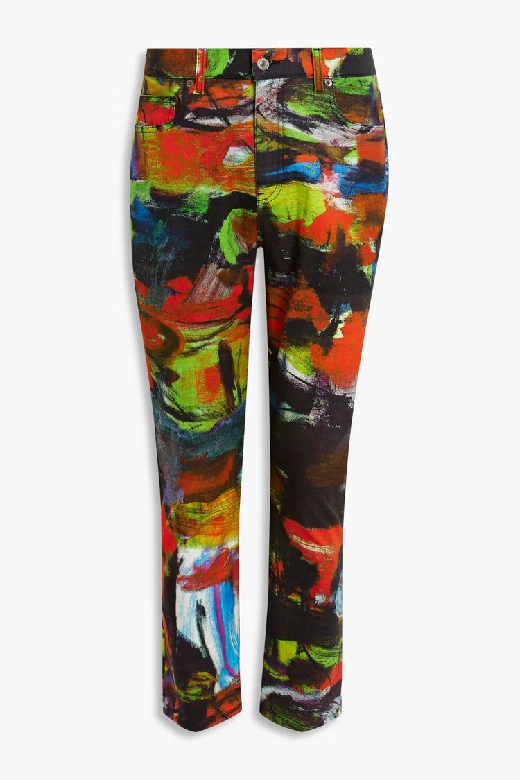 Moschino o1y0225 Denim Pant in Multicolor Size US 32 / EU 48 - 1 Thumbnail