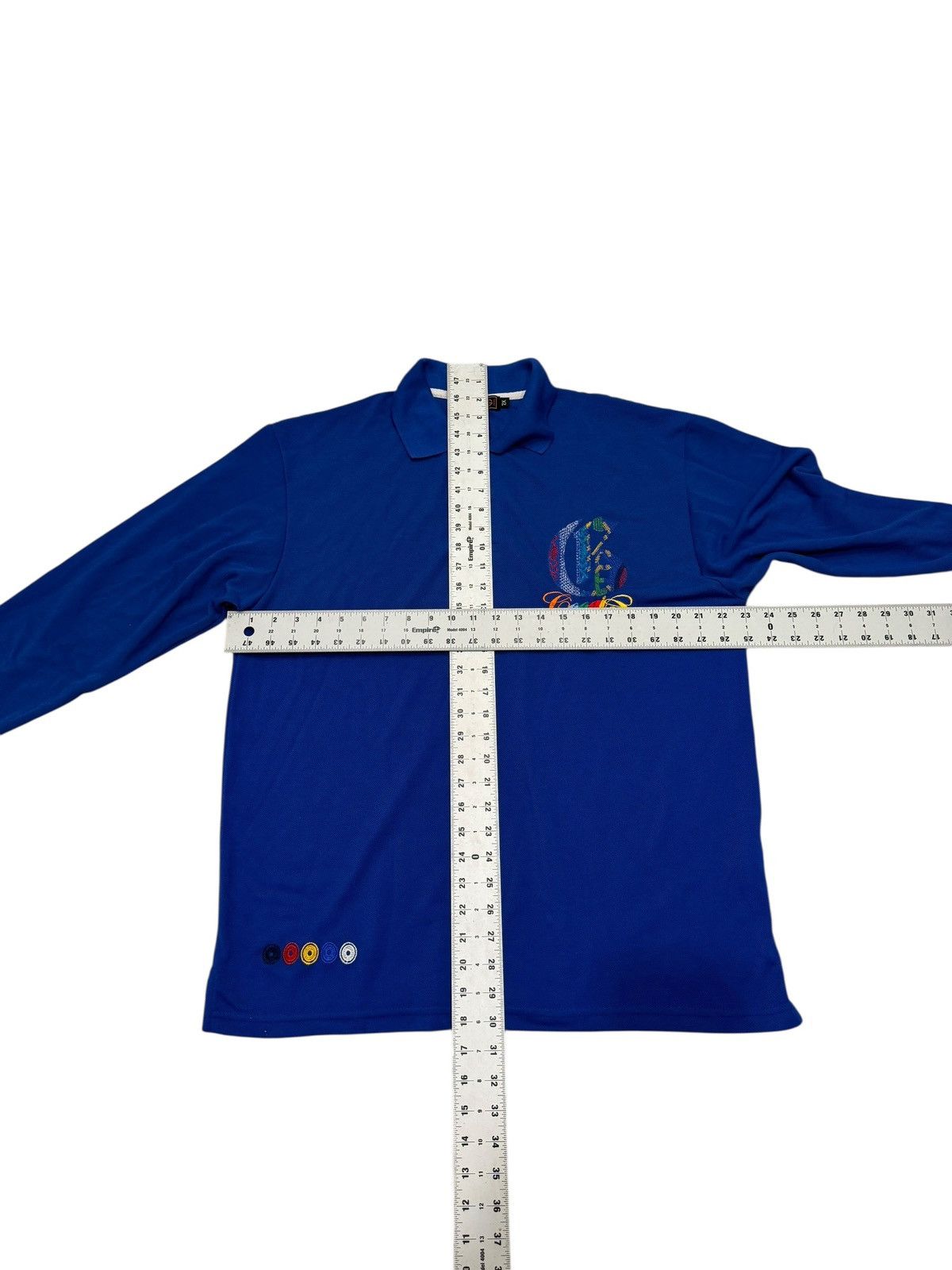 Coogi Vintage 90s Coogi longsleeve Polo shirt embroidered 3D Size US XXL / EU 58 / 5 - 6 Thumbnail