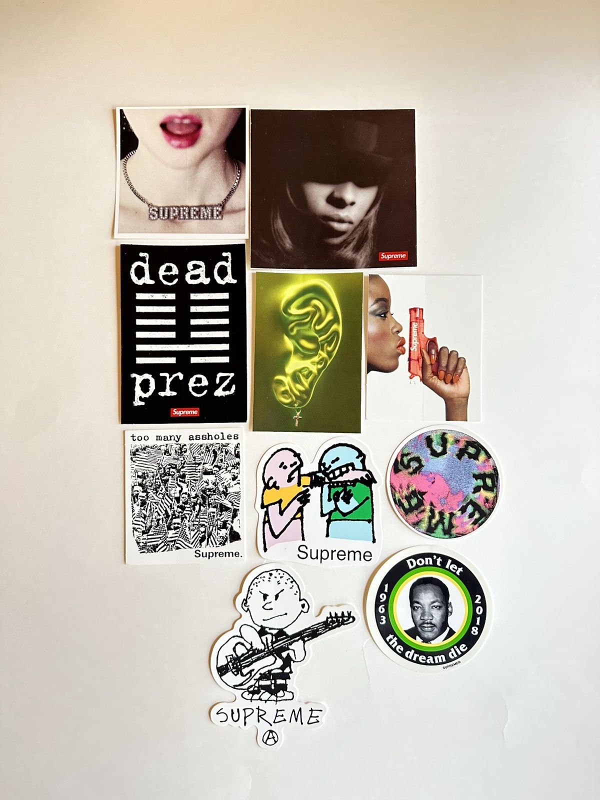 Supreme 10x Supreme Stickers Lot Size ONE SIZE - 1 Preview