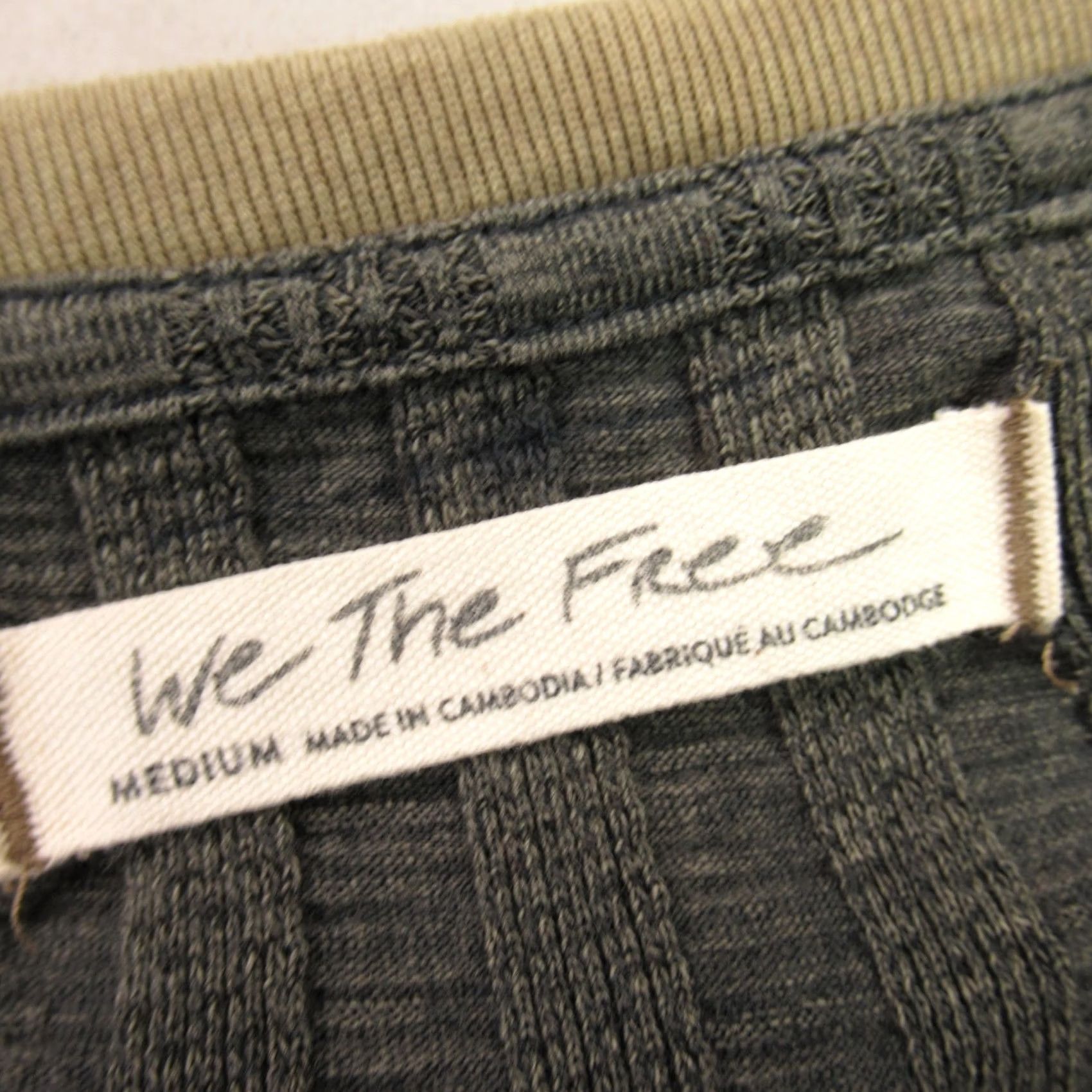Vintage We The Free Shirt Womens M Short Sleeve Crew Neck Pullover Gray Casual Size M / US 6-8 / IT 42-44 - 3 Thumbnail