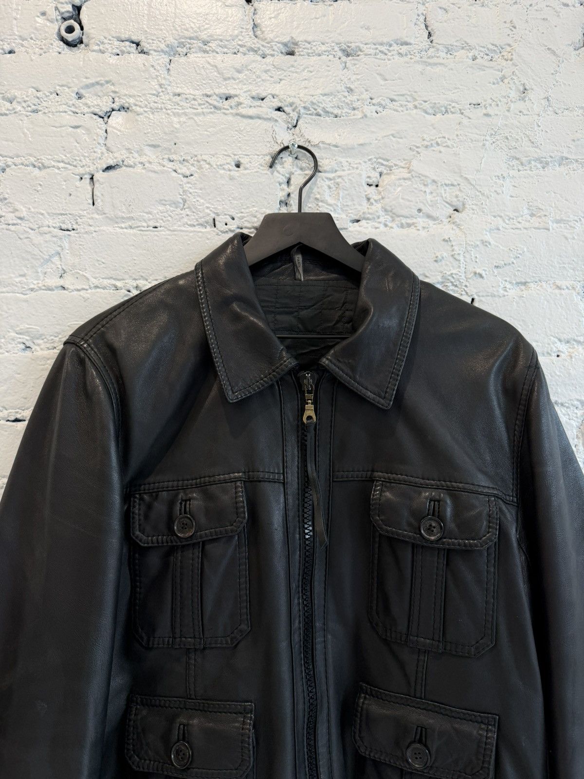 Dior A/W 2007 DIOR ‘NAVIGATE’ FOUR POCKET LEATHER JACKET Size US M / EU 48-50 / 2 - 2 Thumbnail