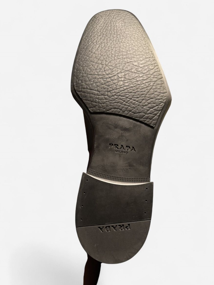 Prada Prada Spazzolato Square Toe Derby Oxfords Size US 10 / EU 43 - 4 Thumbnail