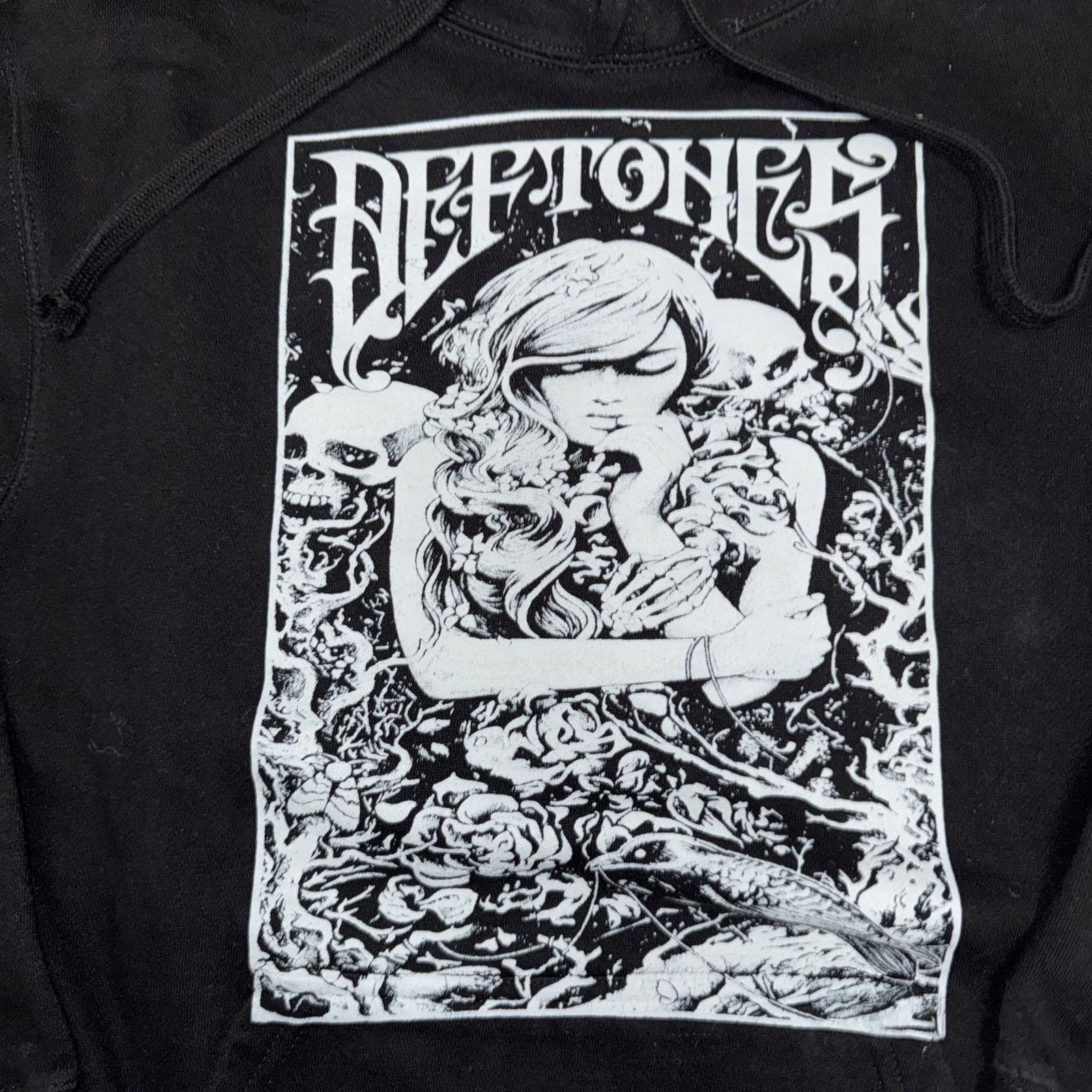 Band Tees × Vintage Deftons Pullover Hoodie Black 19x24 Small Size US S / EU 44-46 / 1 - 2 Thumbnail
