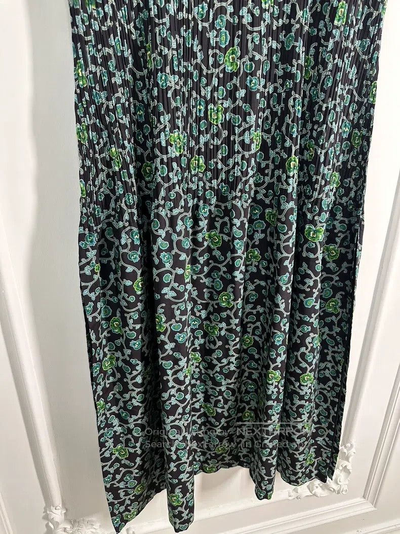 Issey Miyake Issey Miyake Pleated Floral Dress Size S / US 4 / IT 40 - 3 Thumbnail