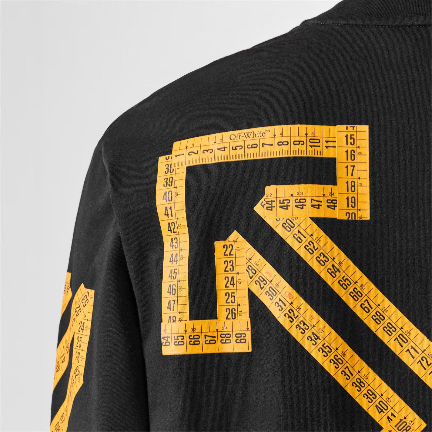 Off-White o1g2r1mq0226 Tape Cotton Long Sleeve T-Shirt In Black Size US M / EU 48-50 / 2 - 5 Thumbnail
