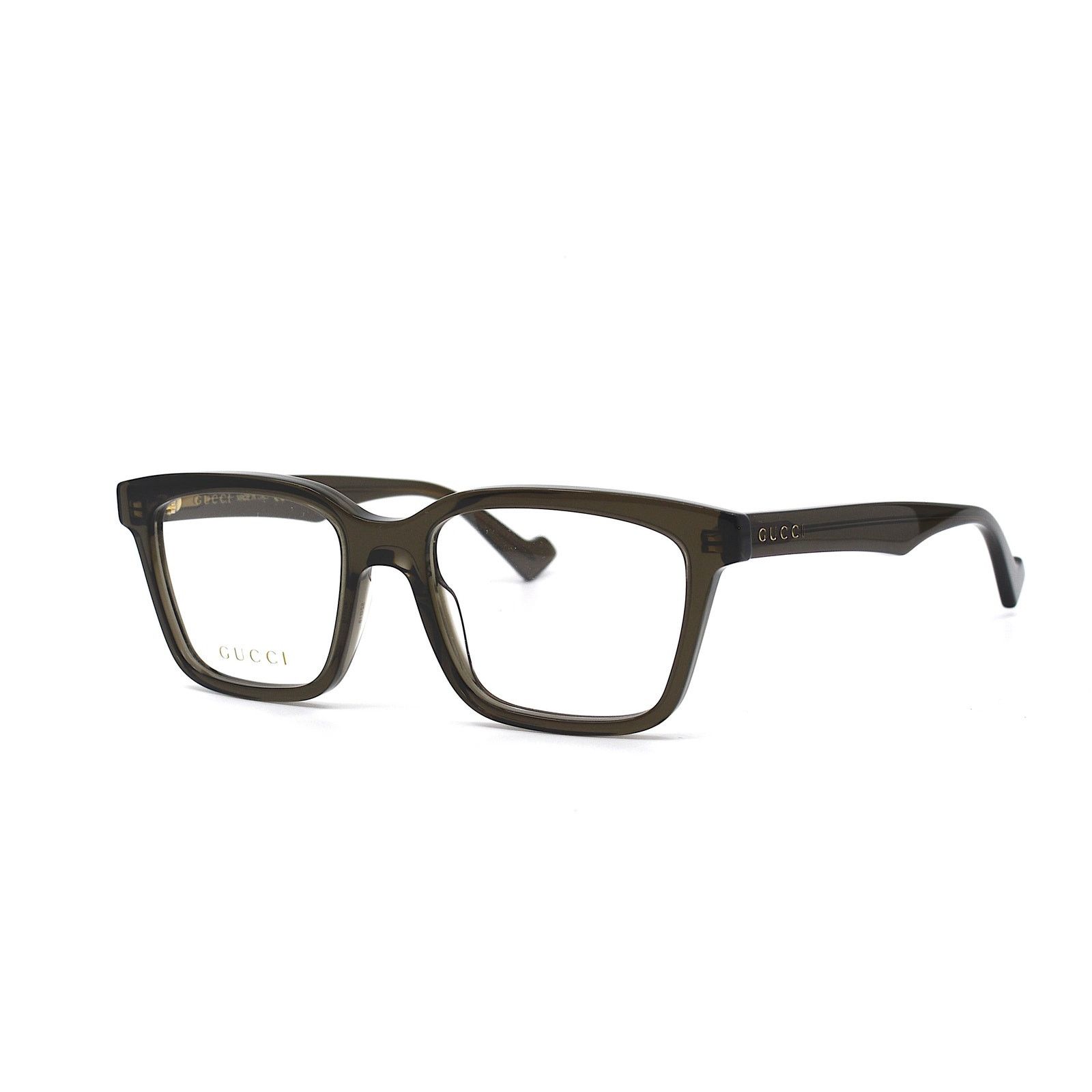Gucci NEW Gucci GG0964O 003 Grey Transparent Authentic Eyeglasses Size ONE SIZE - 3 Thumbnail
