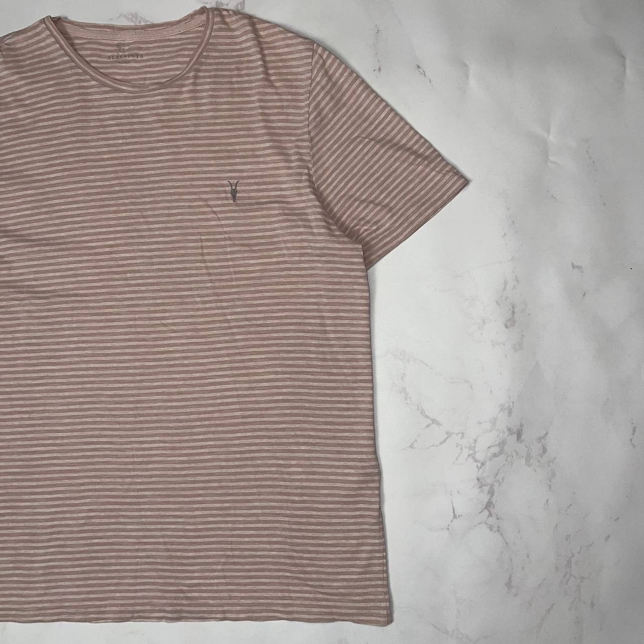 Allsaints Allsaints luxury streetwear t-shirt striped Size US XL / EU 56 / 4 - 5 Thumbnail