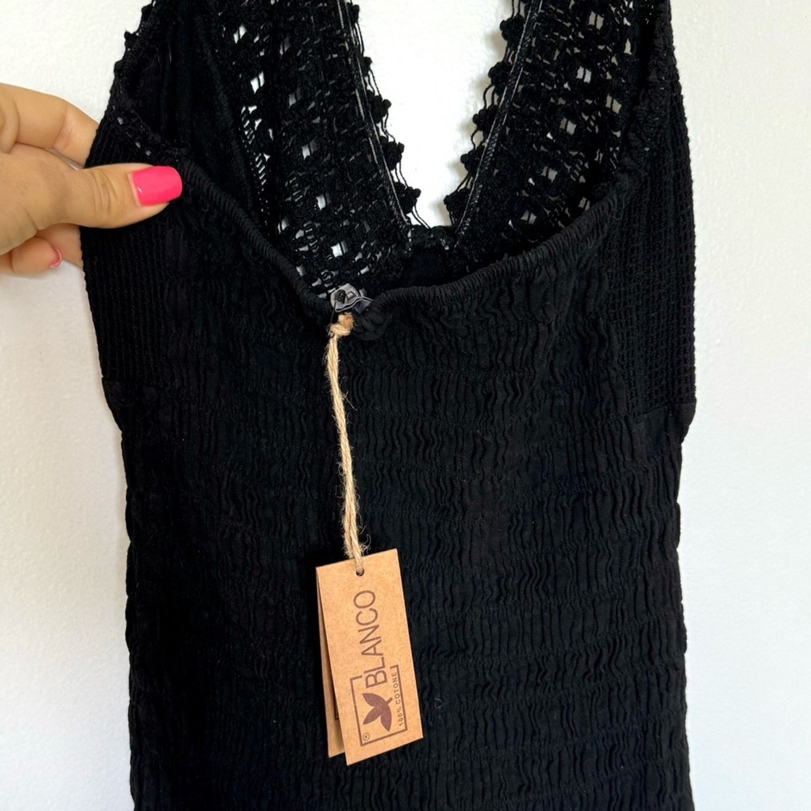 Other NWT! Blanco Dress, Black, Very Stretchy, Size S Size S / US 4 / IT 40 - 3 Thumbnail