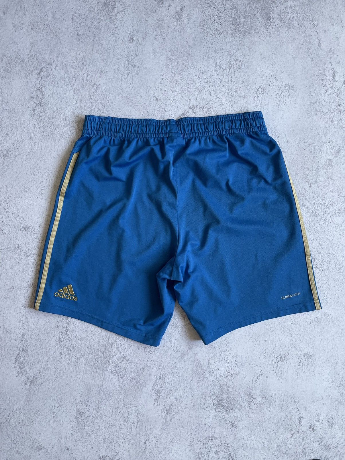 Adidas Adidas Olympique Marseille 2010/2011 Soccer Shorts Rare L Size US 36 / EU 52 - 3 Thumbnail