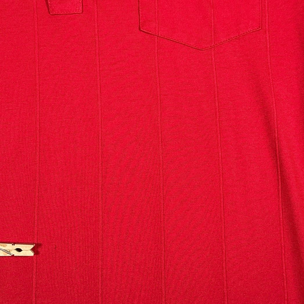 Vintage VINTAGE Classics by Palmland Polo Shirt Mens Polo Red 90s Pocket Cotton Blend Short Sleeve Adult MEDIUM Size US M / EU 48-50 / 2 - 6 Thumbnail
