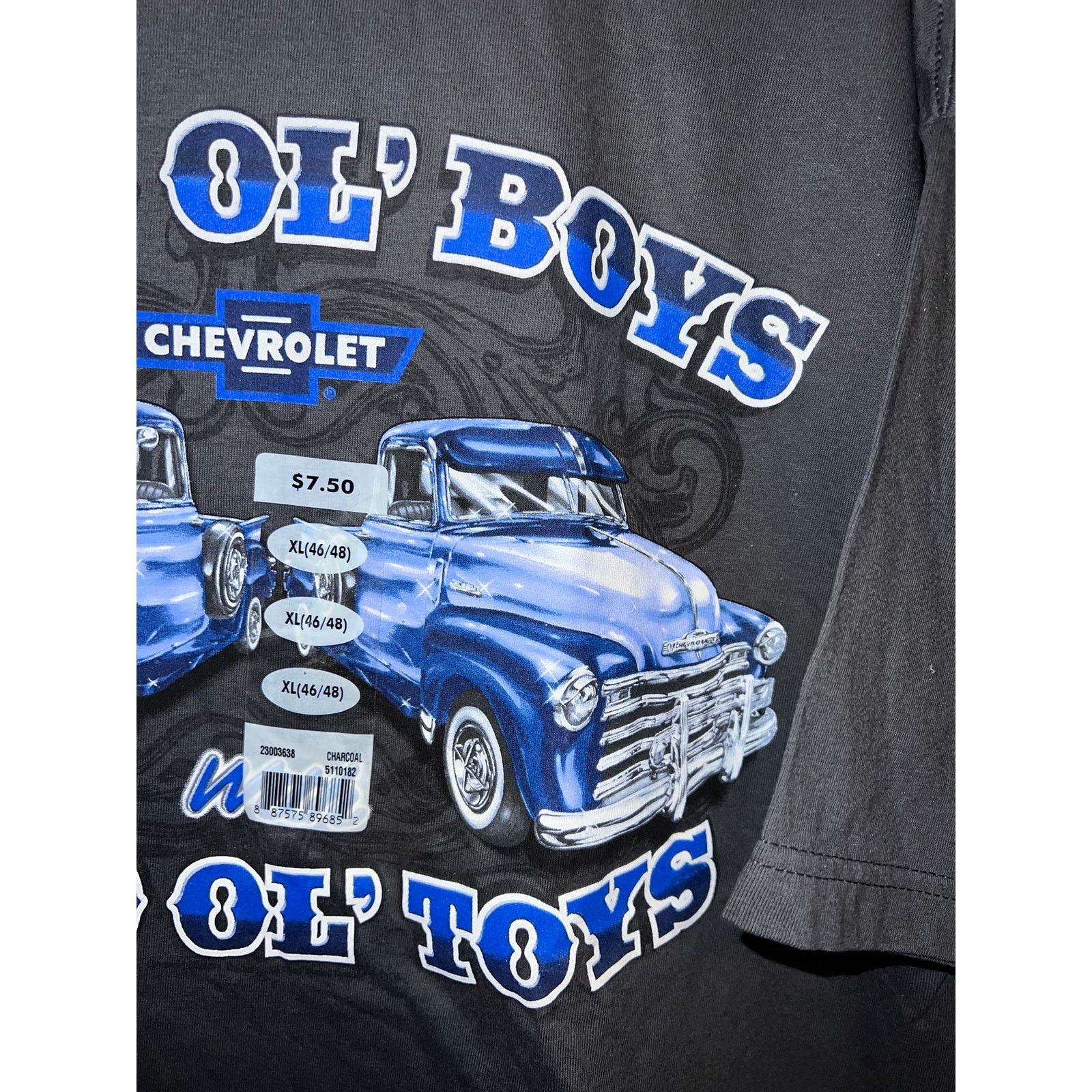 Vintage Y2K Chevrolet Truck Shirt Good Ol' Boys & Toys Gray Tee XL Size US XL / EU 56 / 4 - 4 Thumbnail