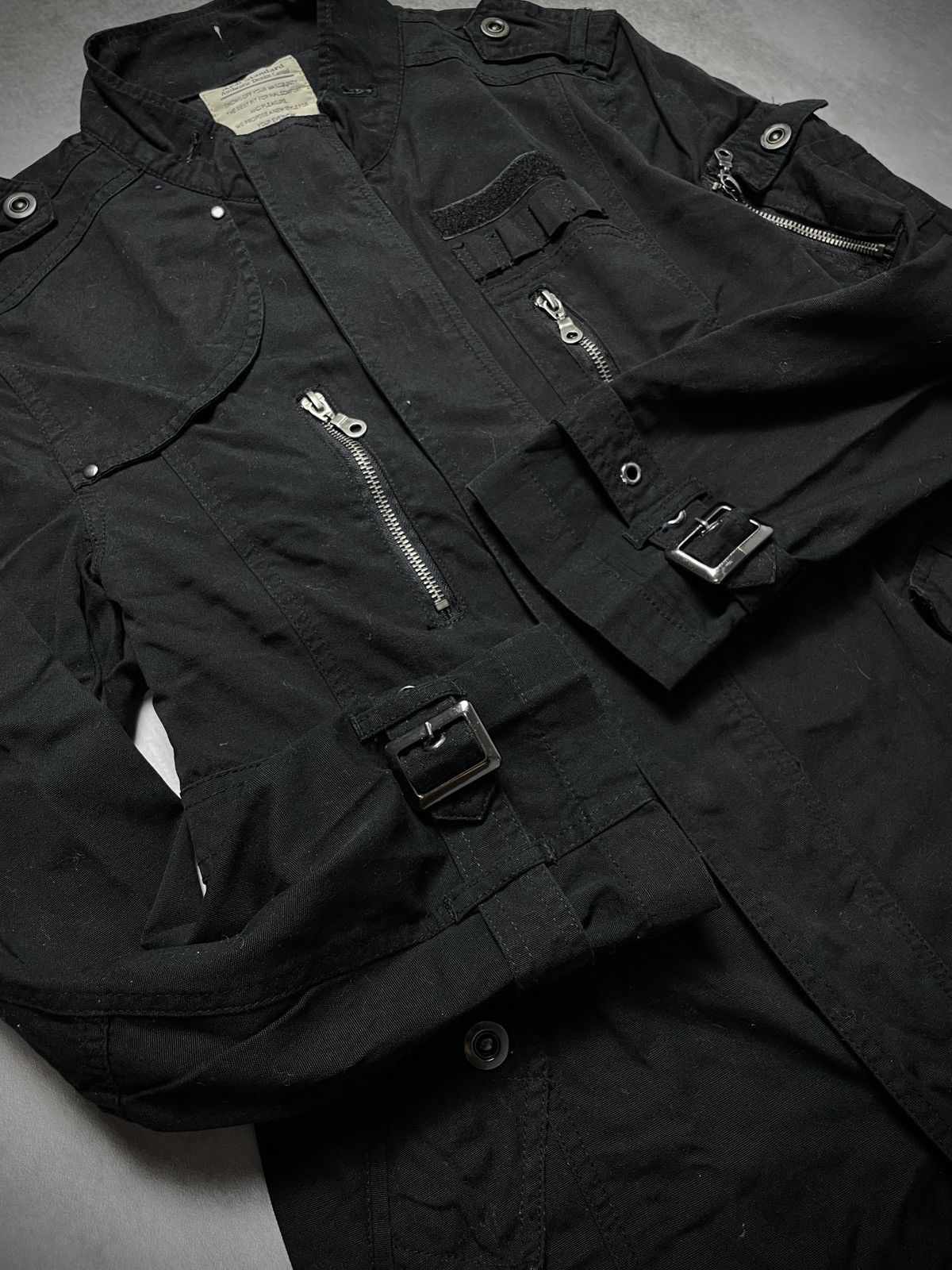 Japanese Brand 2000’s Real Standard - Vkei Style Bondage Parka Jacket Size US M / EU 48-50 / 2 - 6 Thumbnail