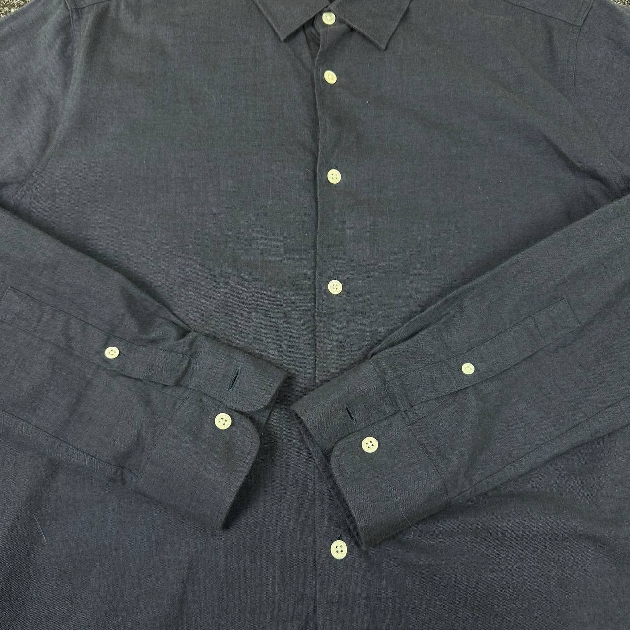 YMC YMC Button Up Shirt Navy Blue Mini Pocket Luxury Avant Garde Size US L / EU 52-54 / 3 - 5 Thumbnail