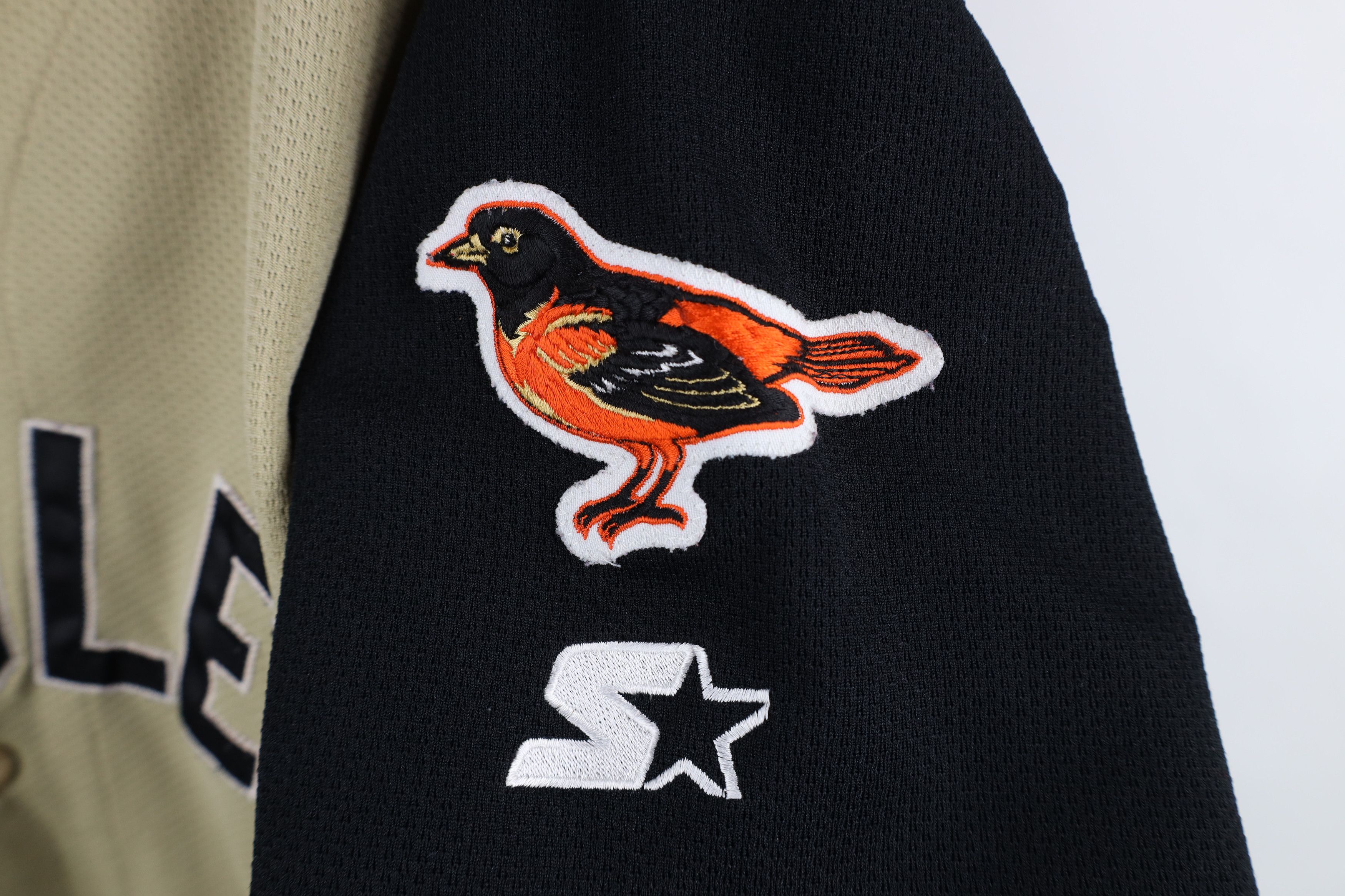 Starter × Vintage Vintage 90s Starter Baltimore Orioles Baseball Jersey Gold Size US XXL / EU 58 / 5 - 4 Thumbnail