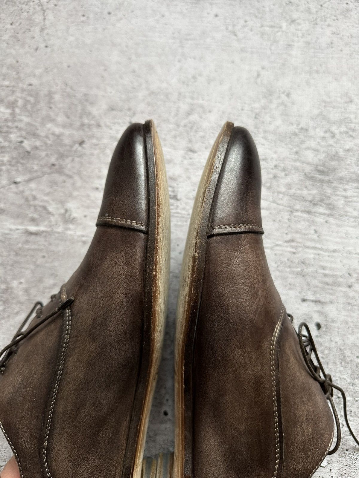 Santoni Vintage Santoni Oxford Leather Formal Shoes Size US 9.5 / EU 42-43 - 10 Thumbnail