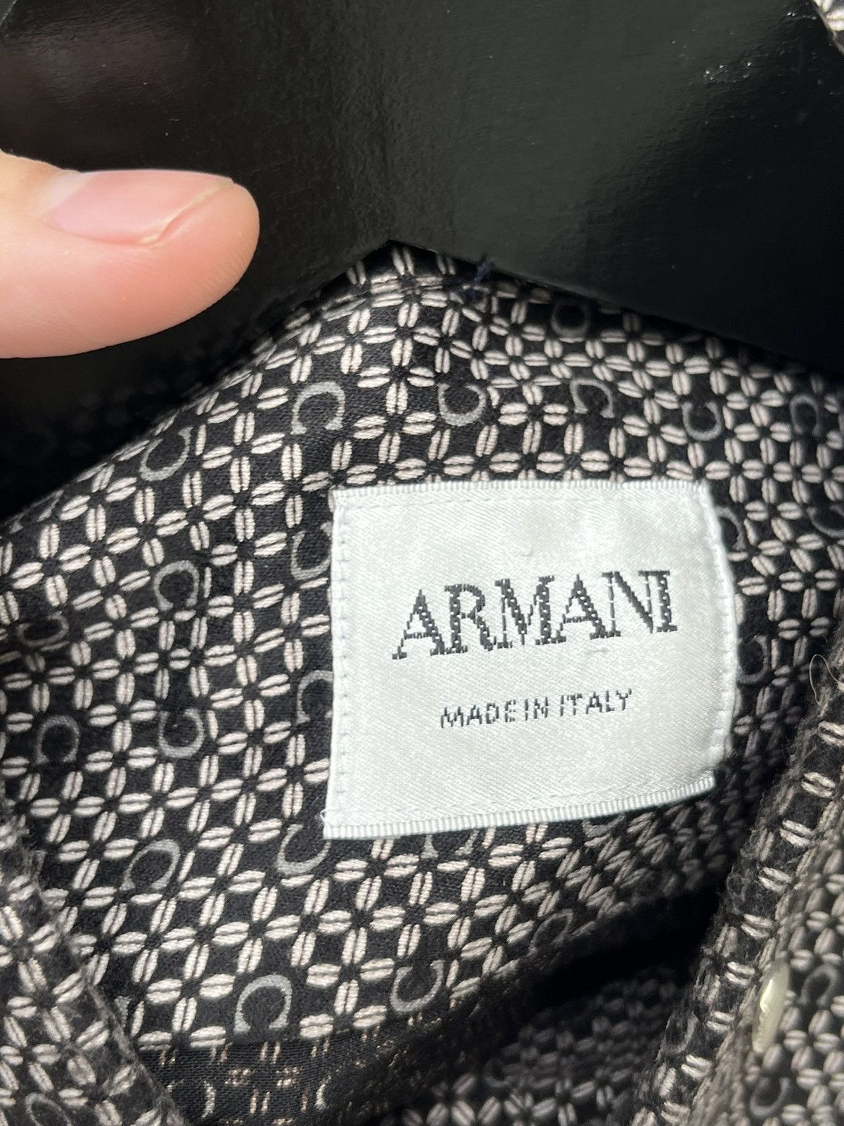 Armani Exchange × Giorgio Armani GIORGIO ARMANI C PATTERN SHIRT Size US L / EU 52-54 / 3 - 9 Thumbnail