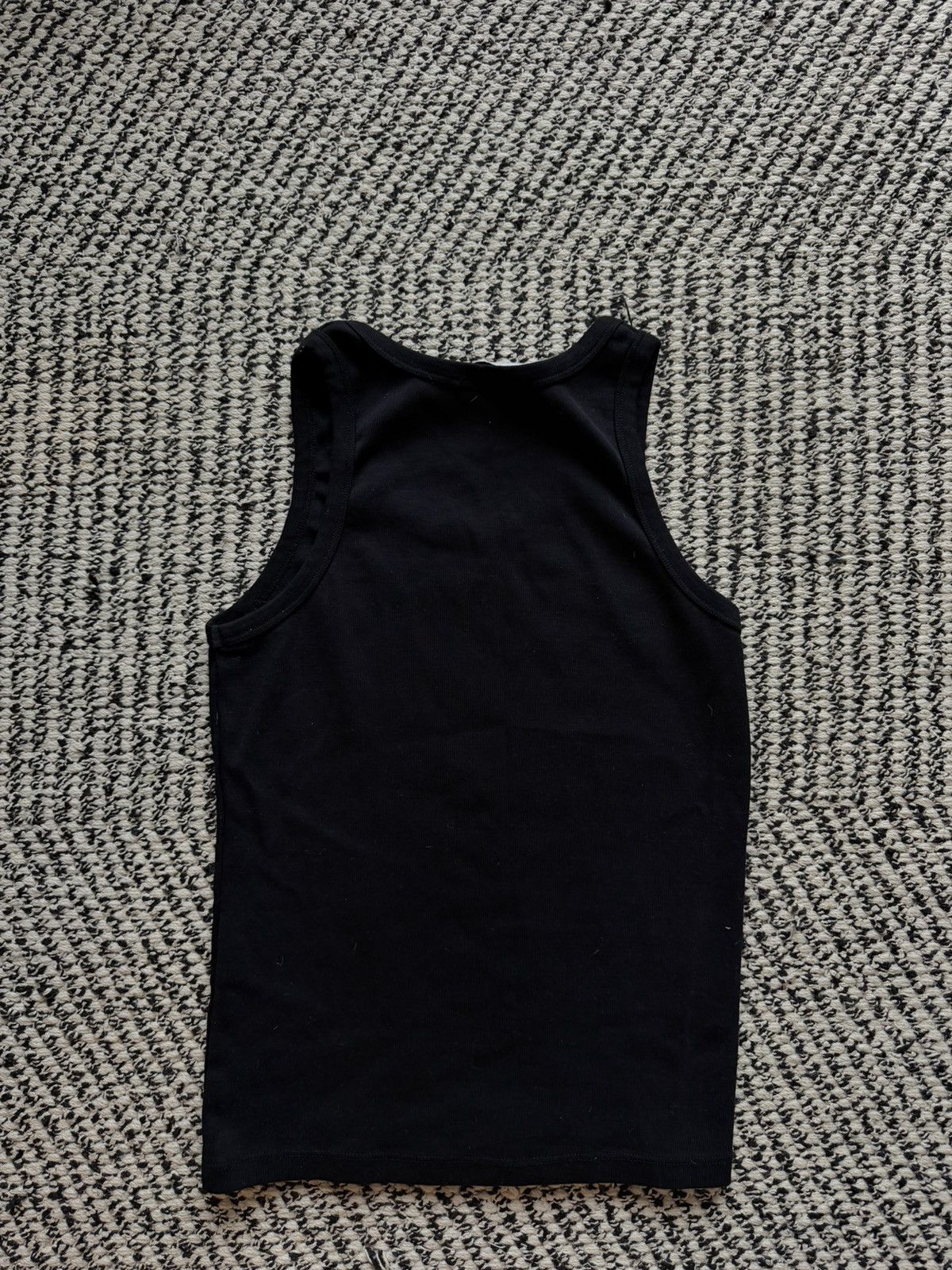 Coperni Coperini Black Logo Embroidered Tank Top Size S / US 4 / IT 40 - 2 Thumbnail