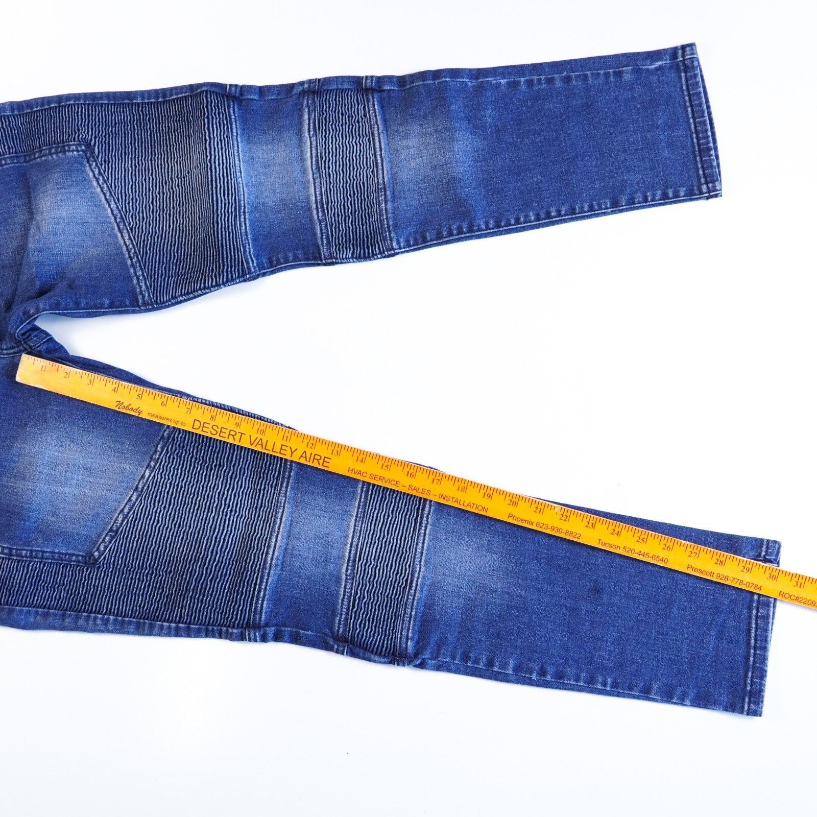Other Concepts Inc Denim Slim Skinny Jeans Straight Pants W33 L32 Size US 33 - 3 Thumbnail