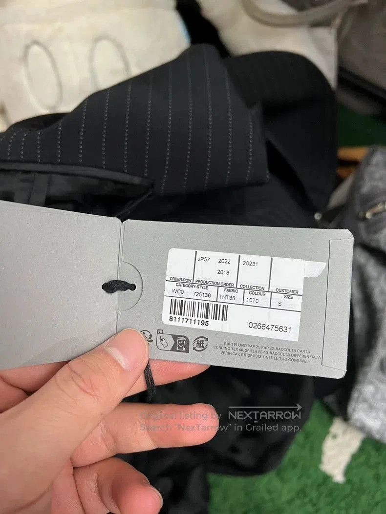Balenciaga Balenciaga Striped Oversized Shoulder Blazer. Size US S / EU 44-46 / 1 - 6 Thumbnail