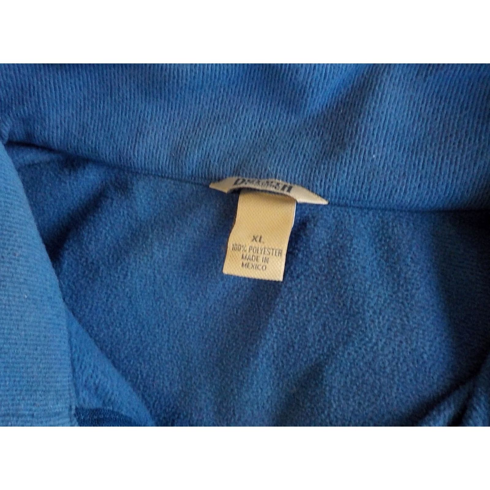 Duluth Trading Company DULUTH TRADING Polartec 1/4 Zip Activewear Shirt Blue XL Polyester Mock Neck Zip Long Sleeve Regular Mens Size US XL / EU 56 / 4 - 5 Thumbnail